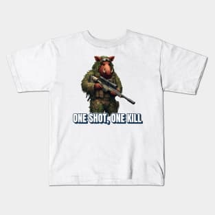 Sniper Wild Boar Kids T-Shirt